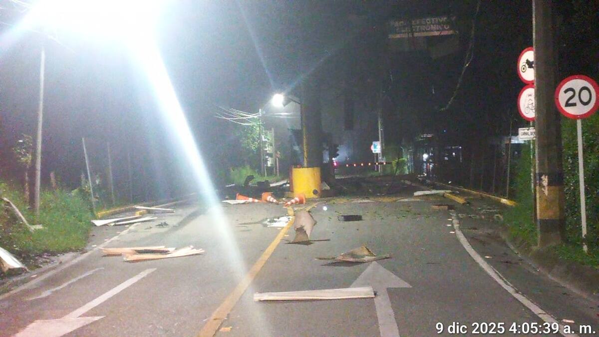 Cápsula antiterrorismo busca capturar a los responsables de destruir el peaje en Girardota