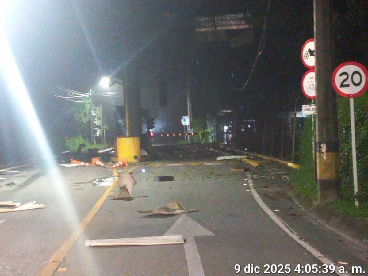 Cápsula antiterrorismo busca capturar a los responsables de destruir el peaje en Girardota