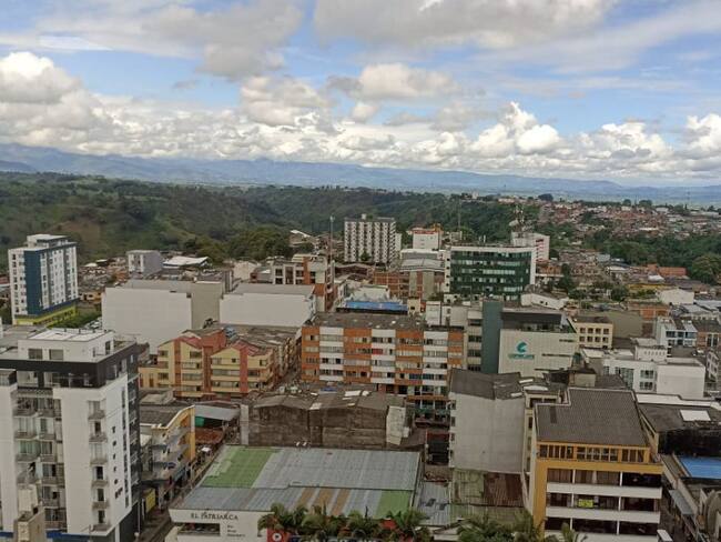 Armenia, Quindío desde el piso 17 de la gobernación del Quindío