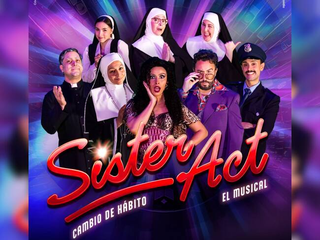 Obra musical SISTER ACT en el Teatro Colsubsidio (Foto: cortesía)