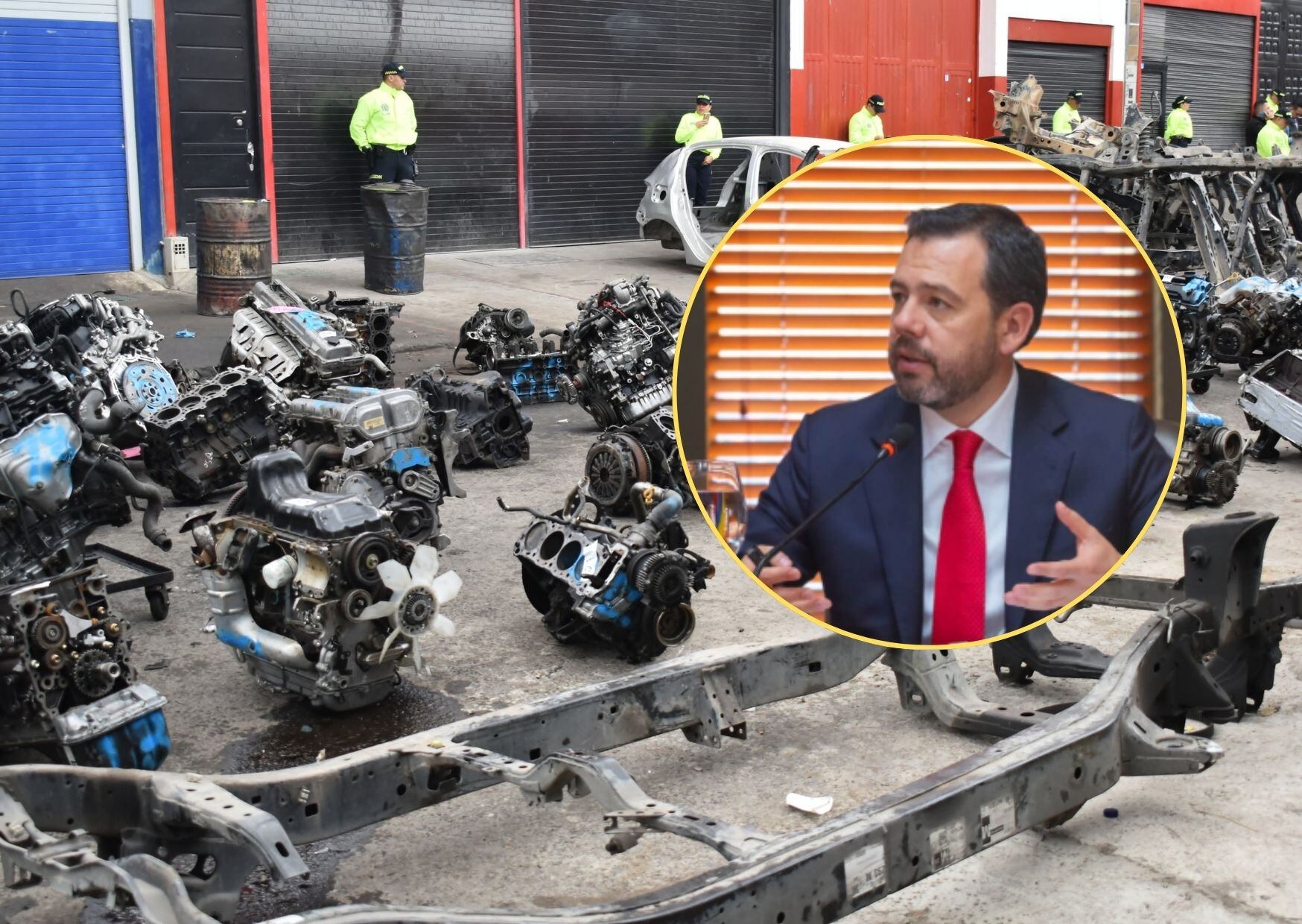 Alcalde Galán y autopartes. Caracol Radio.