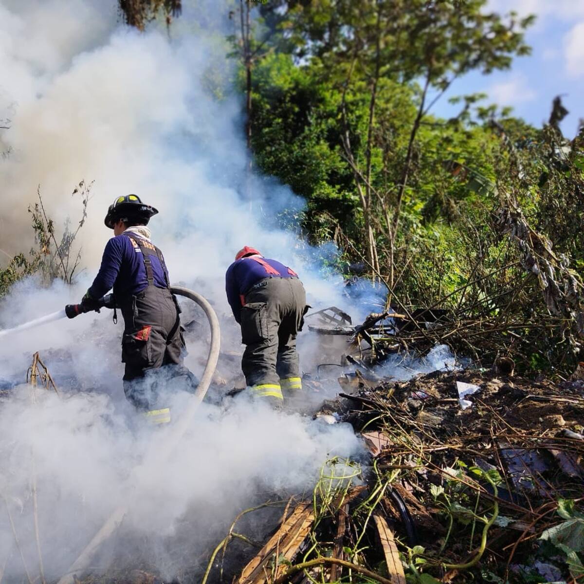 ¿Cuantos incendios han atendido los bomberos en Armenia y el Quindío en este mes?