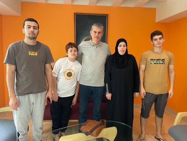 Familia colombo-palestina en Barranquilla./ Foto: Caracol Radio