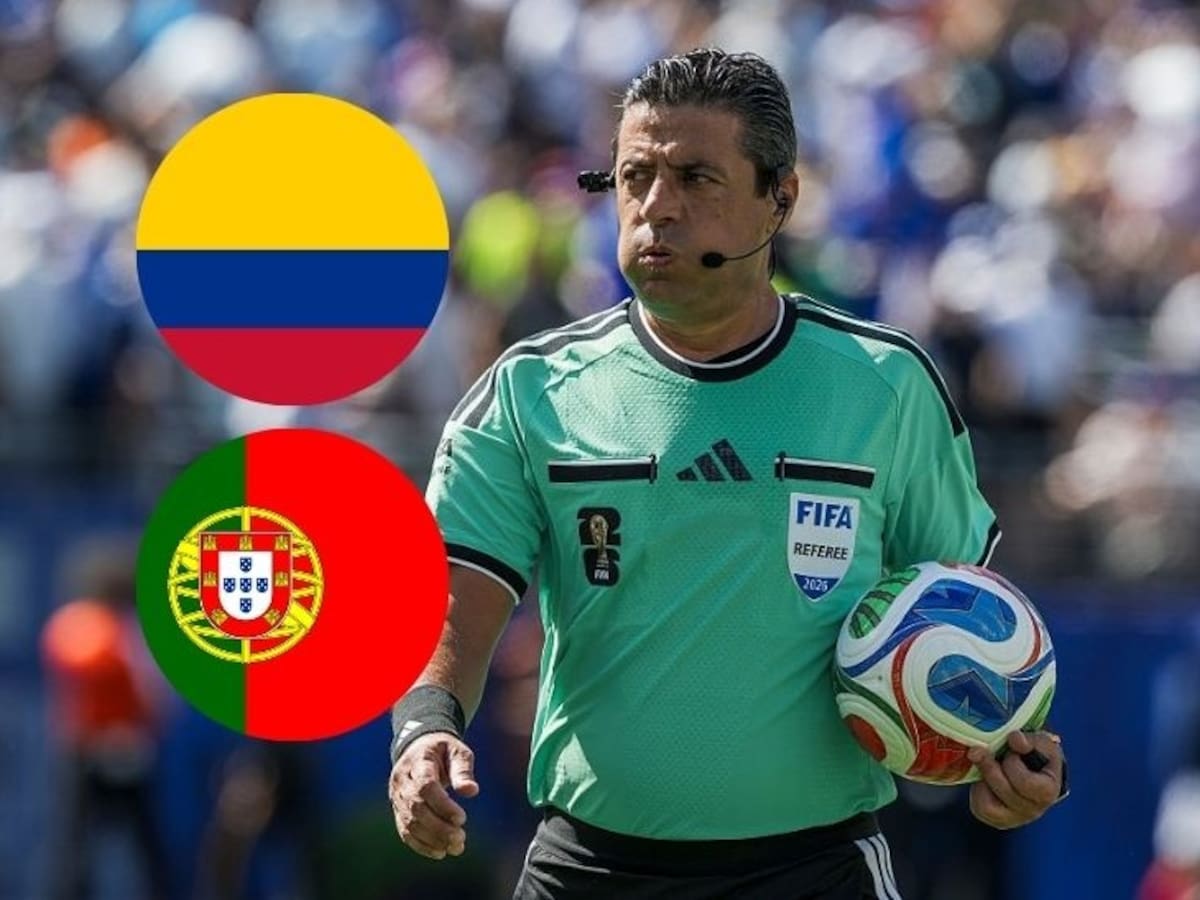 Este es el árbitro designado por la FIFA para el partidazo Colombia vs. Portugal por el Mundial 2026