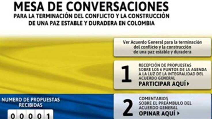 Listo el sitio web para participación civil en diálogos de paz