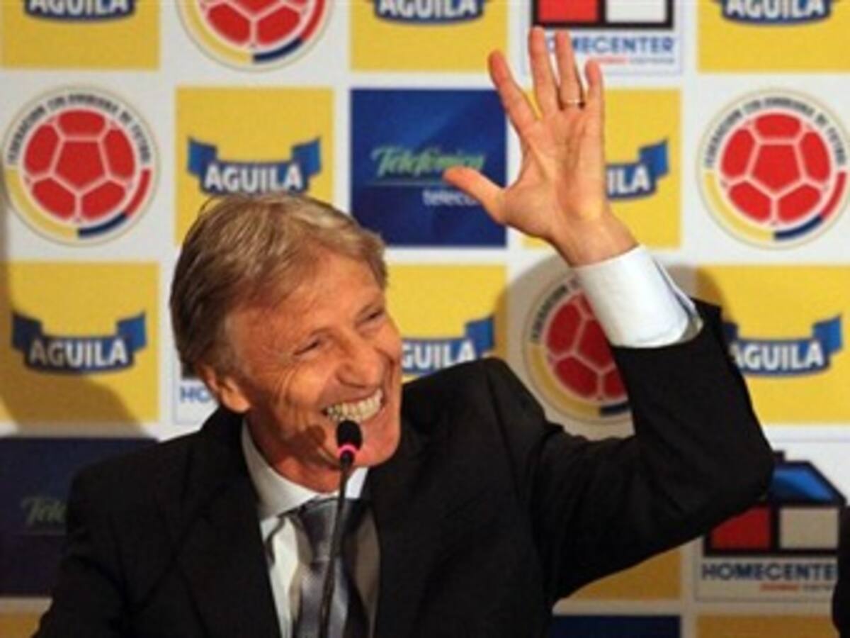 José Pekerman es presentado oficialmente como técnico de la selección Colombia