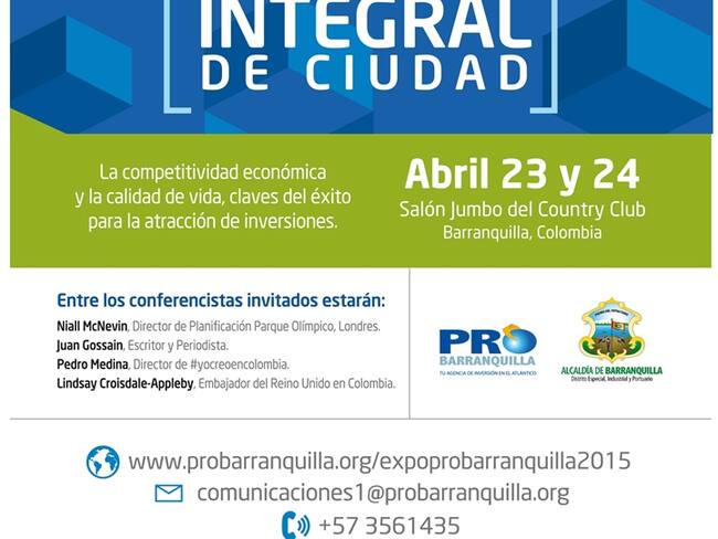 Entre el 23 y 24 de Abril se realizará Expo ProBarranquilla 2015