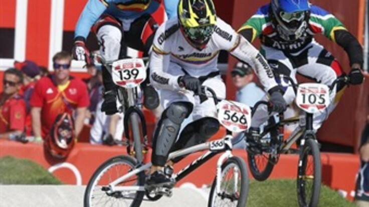 Carlos Mario Oquendo se colgó el bronce en el BMX masculino