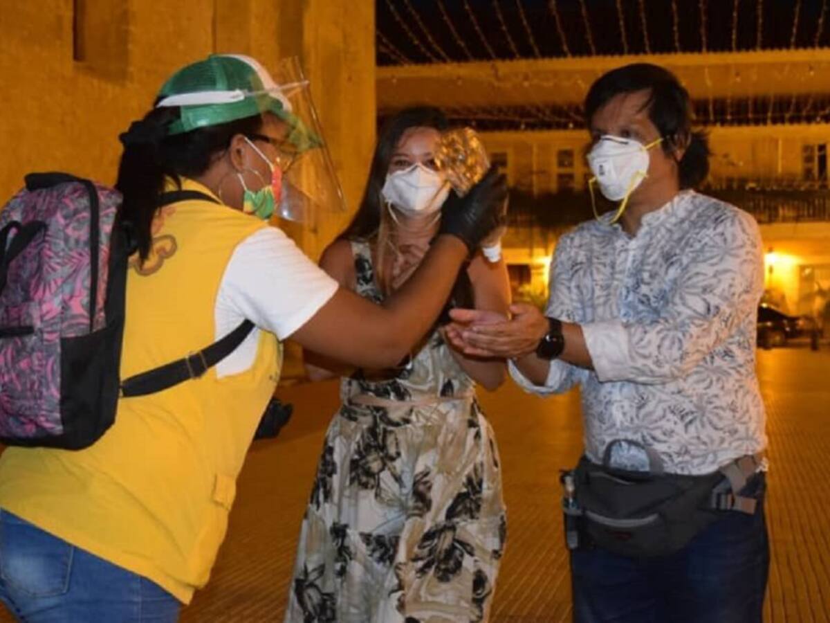 Barrio Heroico se tomó el Centro Histórico para prevenir el COVID-19