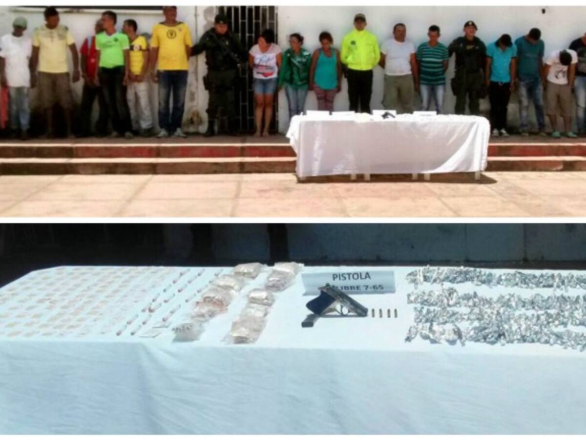 Propinan duro golpe al micro tráfico de estupefacientes en el sur de Sucre