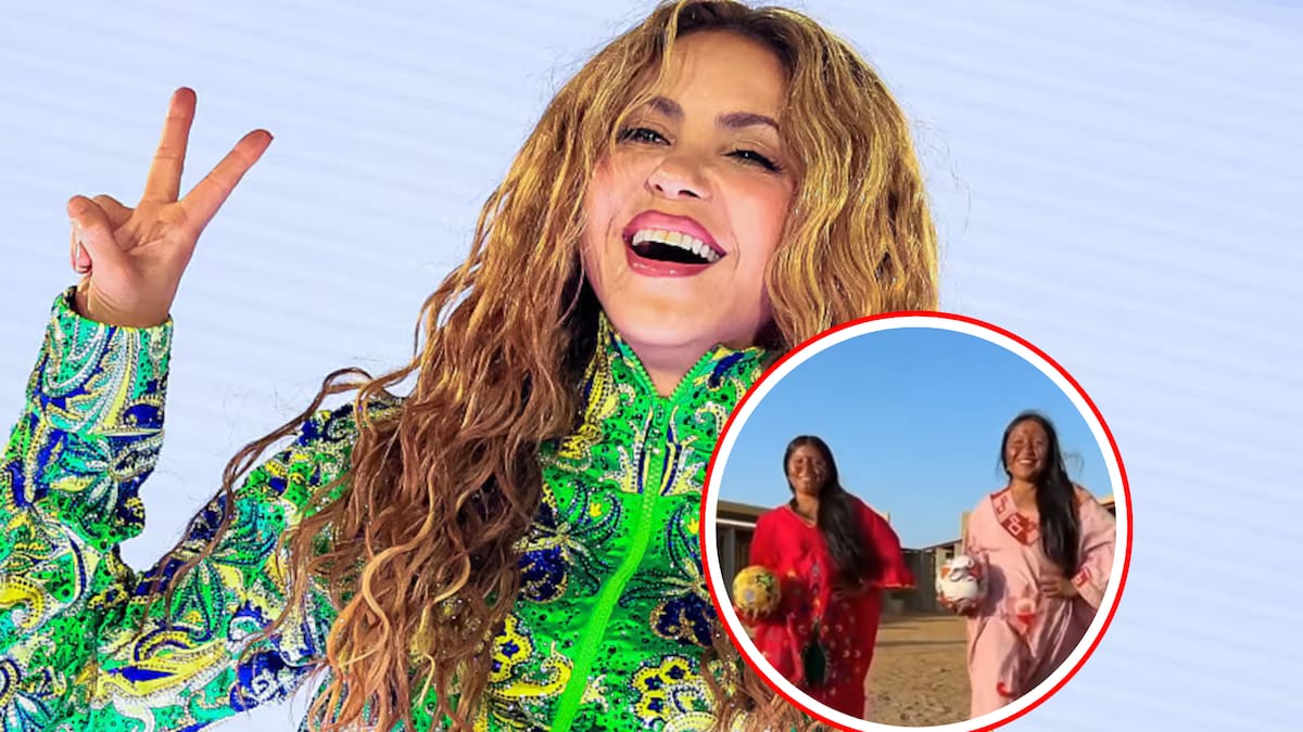 Fiebre mundialista de Shakira inspira a jóvenes wayúu en La Guajira