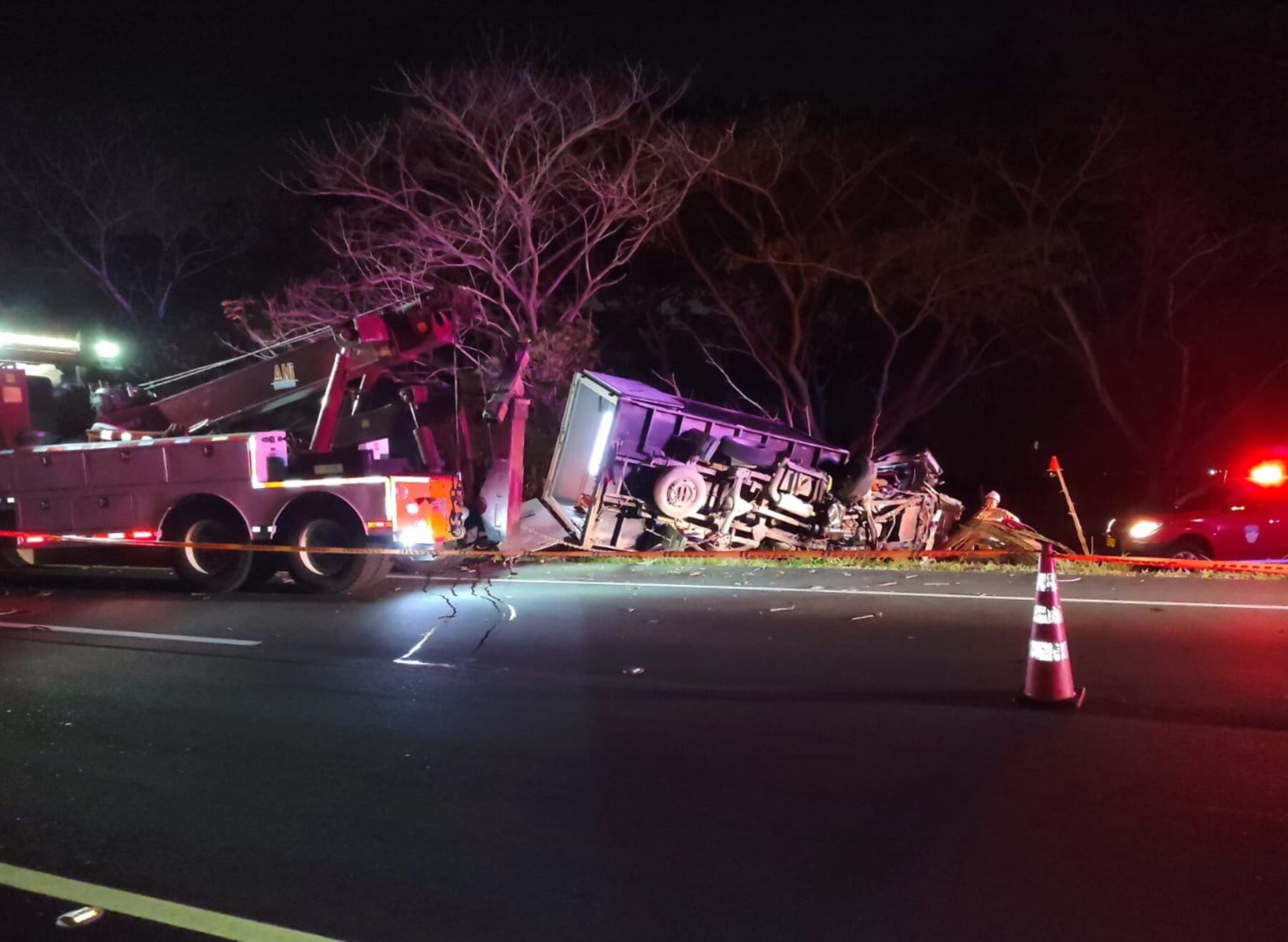 Accidente en la vía Ibagué - Bogotá
