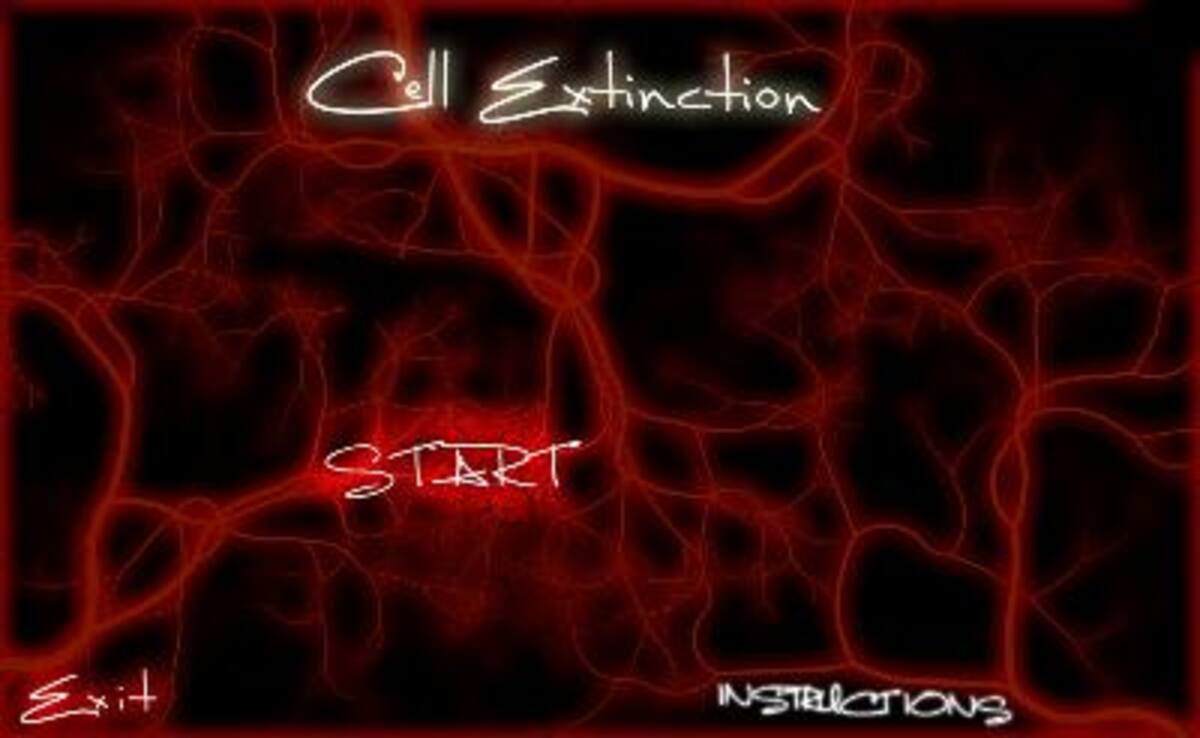 Cell Extinction fue el videojuego que crearon en 48 horas Lina María Angulo, Carlos Eduardo Bernal y Carlos Alberto López. Foto tomada de la página oficial del evento