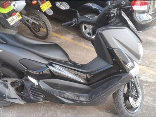 Motocicleta recuperada