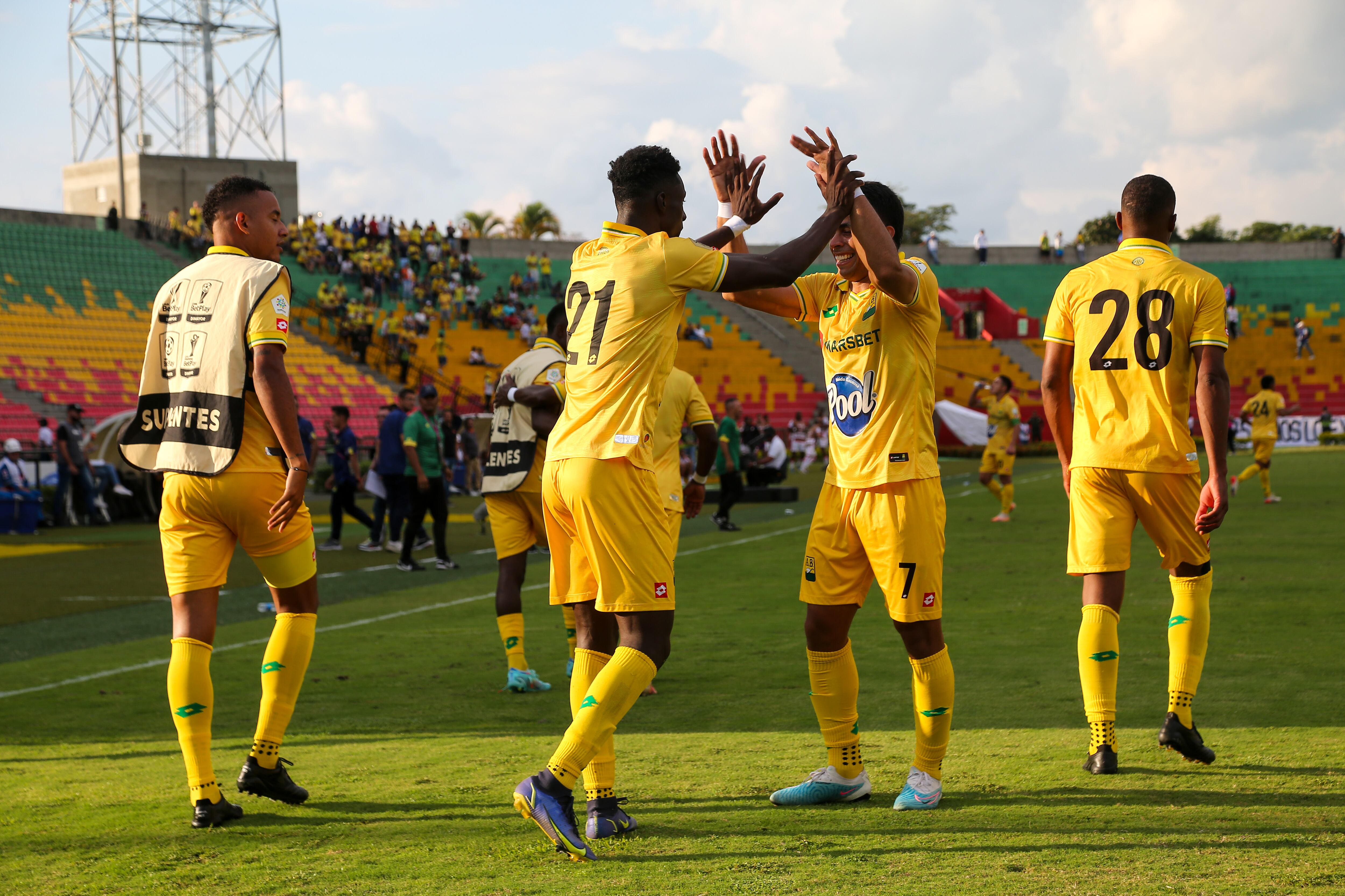 Atlético Bucaramanga en Liga. (Colprensa - Jaime Moreno)