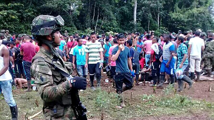 Campesinos de Tumaco murieron por disparos de fúsiles de la Fuerza Pública. Foto: Colprensa