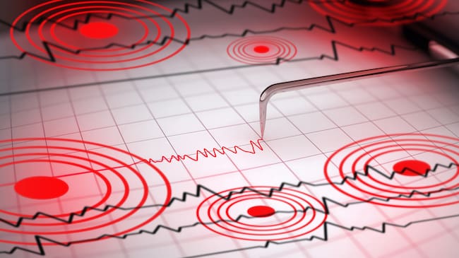 Réplica de terremoto. Foto: Getty Images
