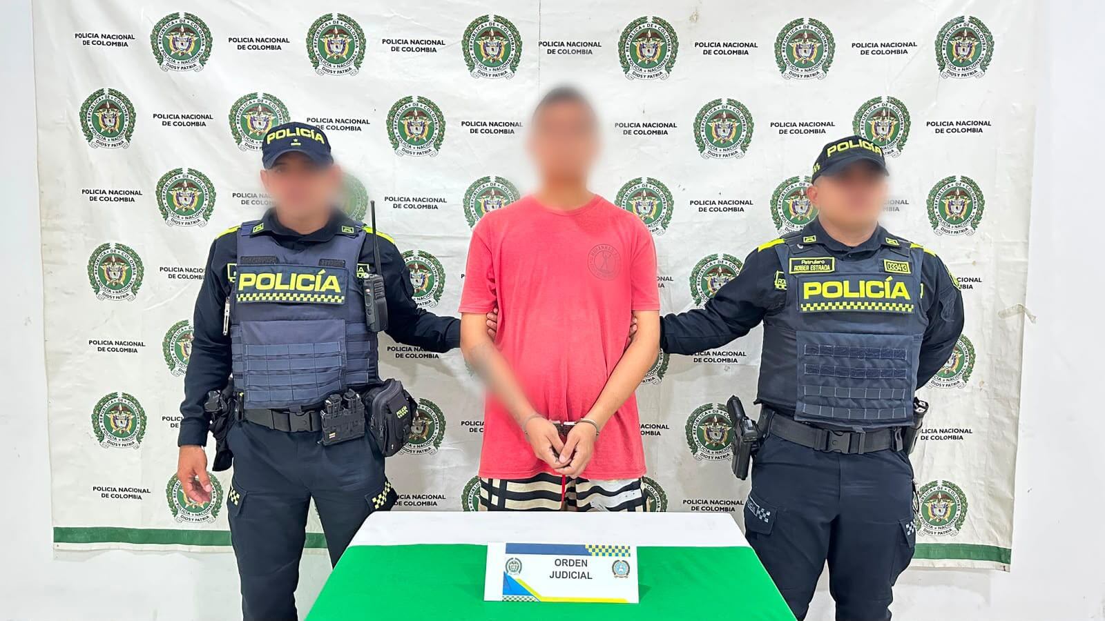Alias “Dylan”, presunto cabecilla financiero de zona de la Subestructura Nicolás Antonio Urango Reyes del GAO-EGC. // Policía de Bolívar