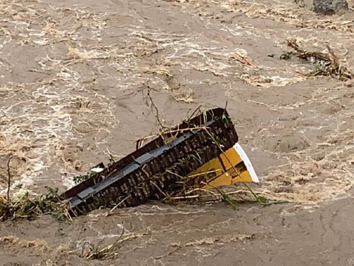 Creciente súbita del río Gualí en Honda, Tolima