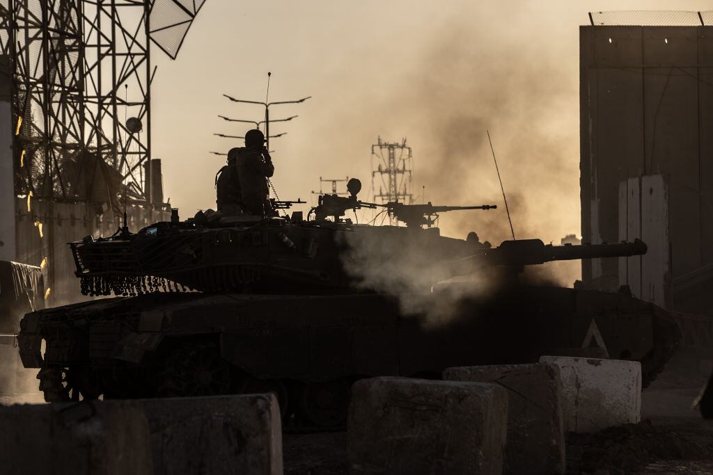 Tropas de Israel. (Photo by Mostafa Alkharouf/Anadolu via Getty Images)
