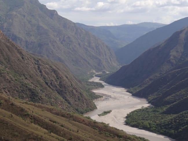 El río Chicamocha recorre gran parte del departamento. Foto | riosdelplaneta.com
