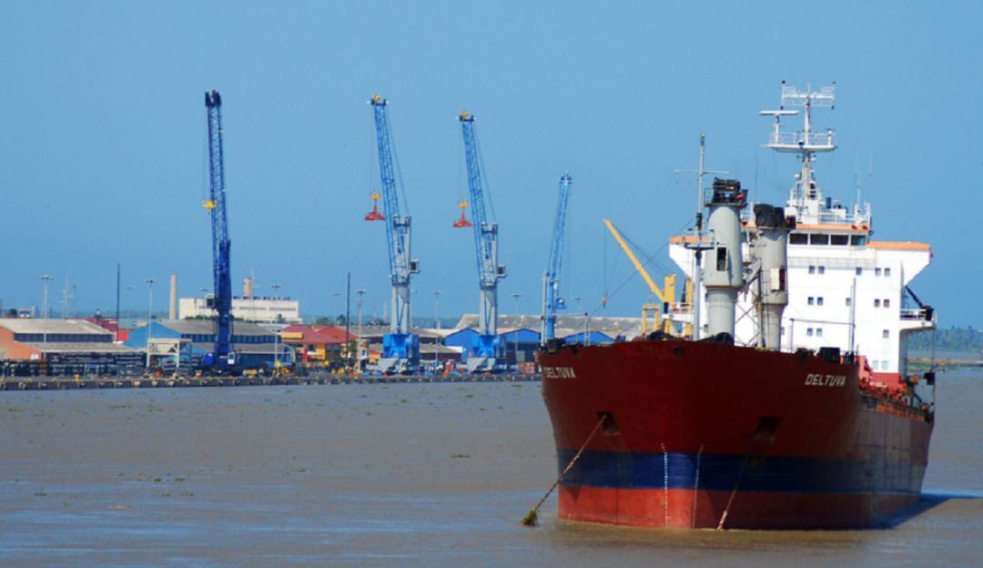 Zona portuaria de Barranquilla