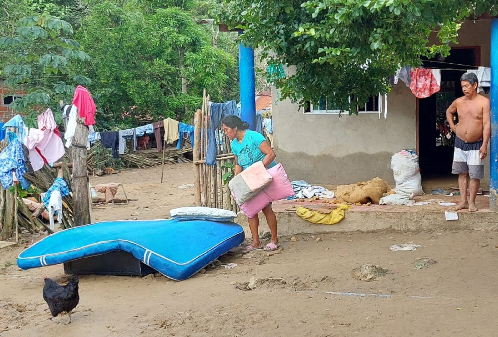 Afectados en Sibarco, Atlántico
