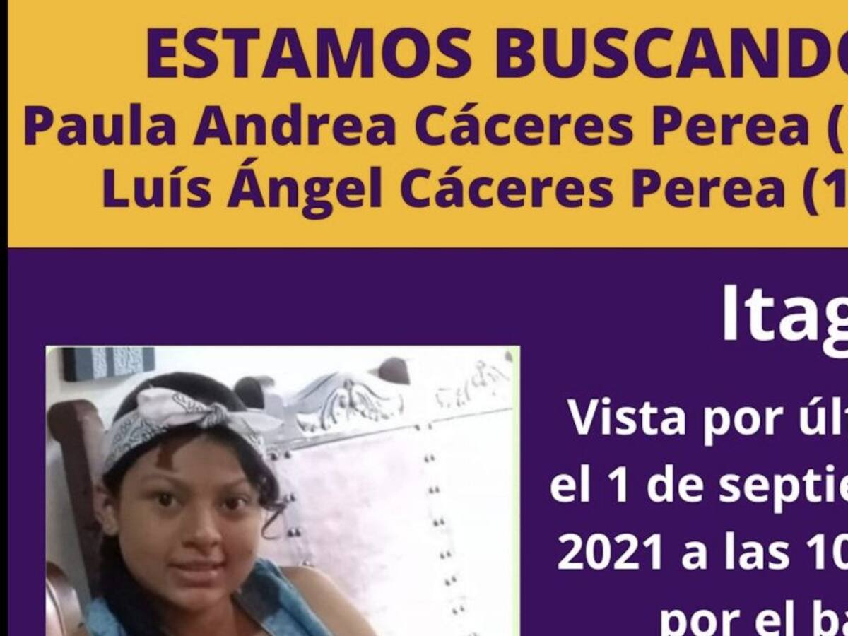 Con vida aparecieron madre e hijo desaparecidos en Itagüí