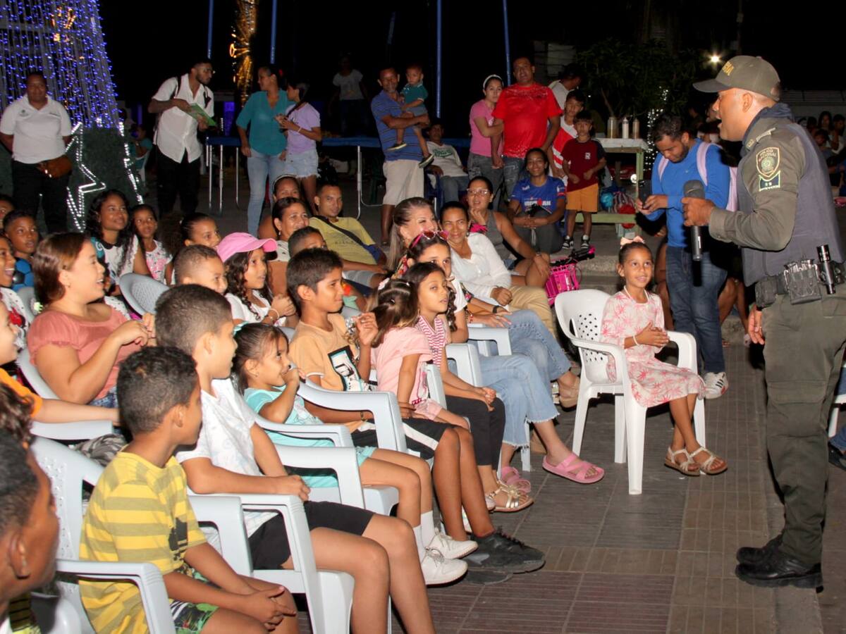 “Operación Jaque 2024” en Turbaco llevó planes familiares a la plaza principal