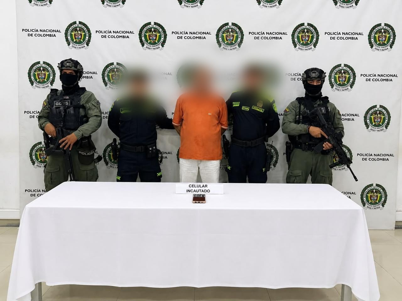 Alias 'Tío'. Foto: prensa Policía Metropolitana de Montería.