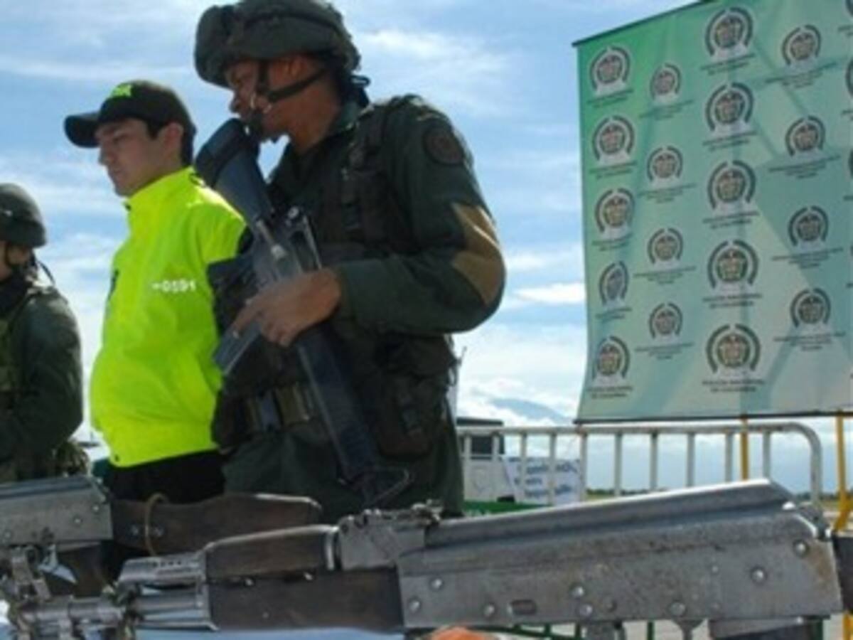 En Risaralda se han incautado varias armas de fuego y tres personas fueron capturadas