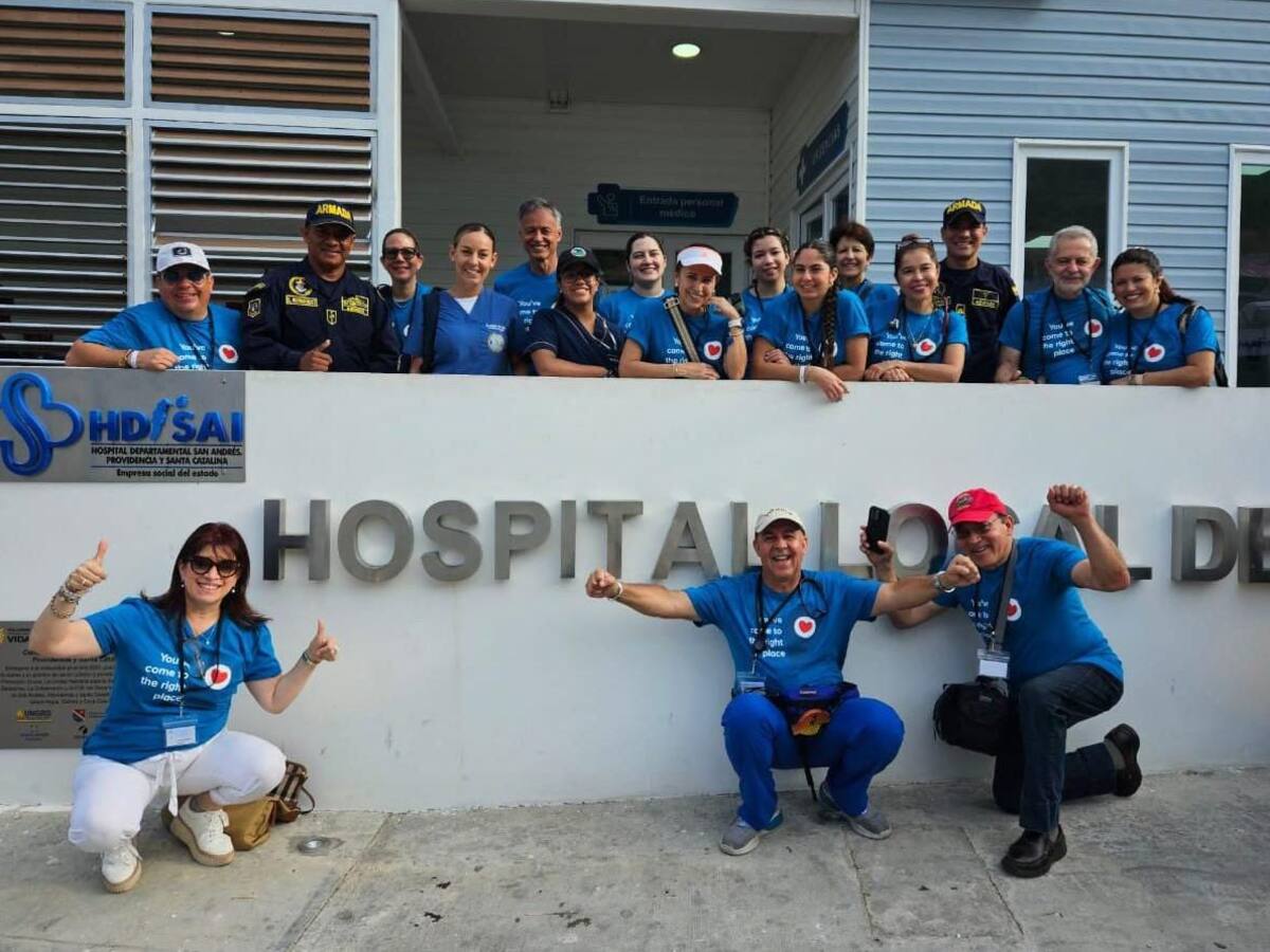 Hospital Naval de Cartagena llevó atención humanitaria a San Andrés y Providencia