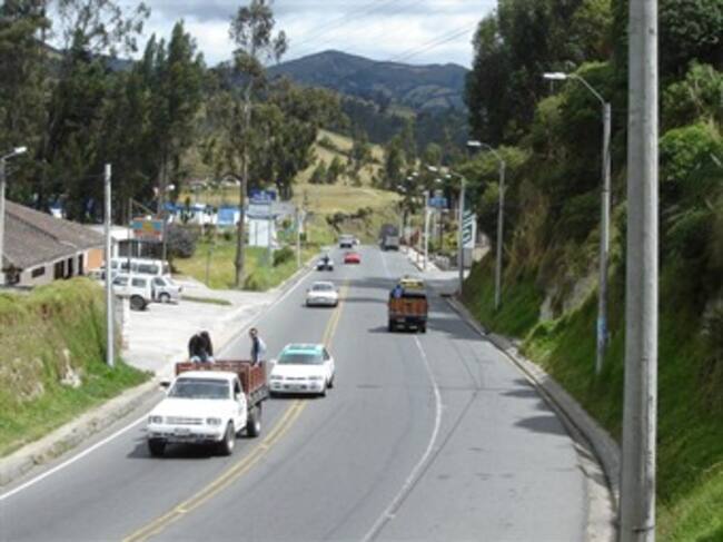 Uno de los tramos de la vía Pasto – Rumichaca – Chachagüí. Foto: siinco.ani.gov.co