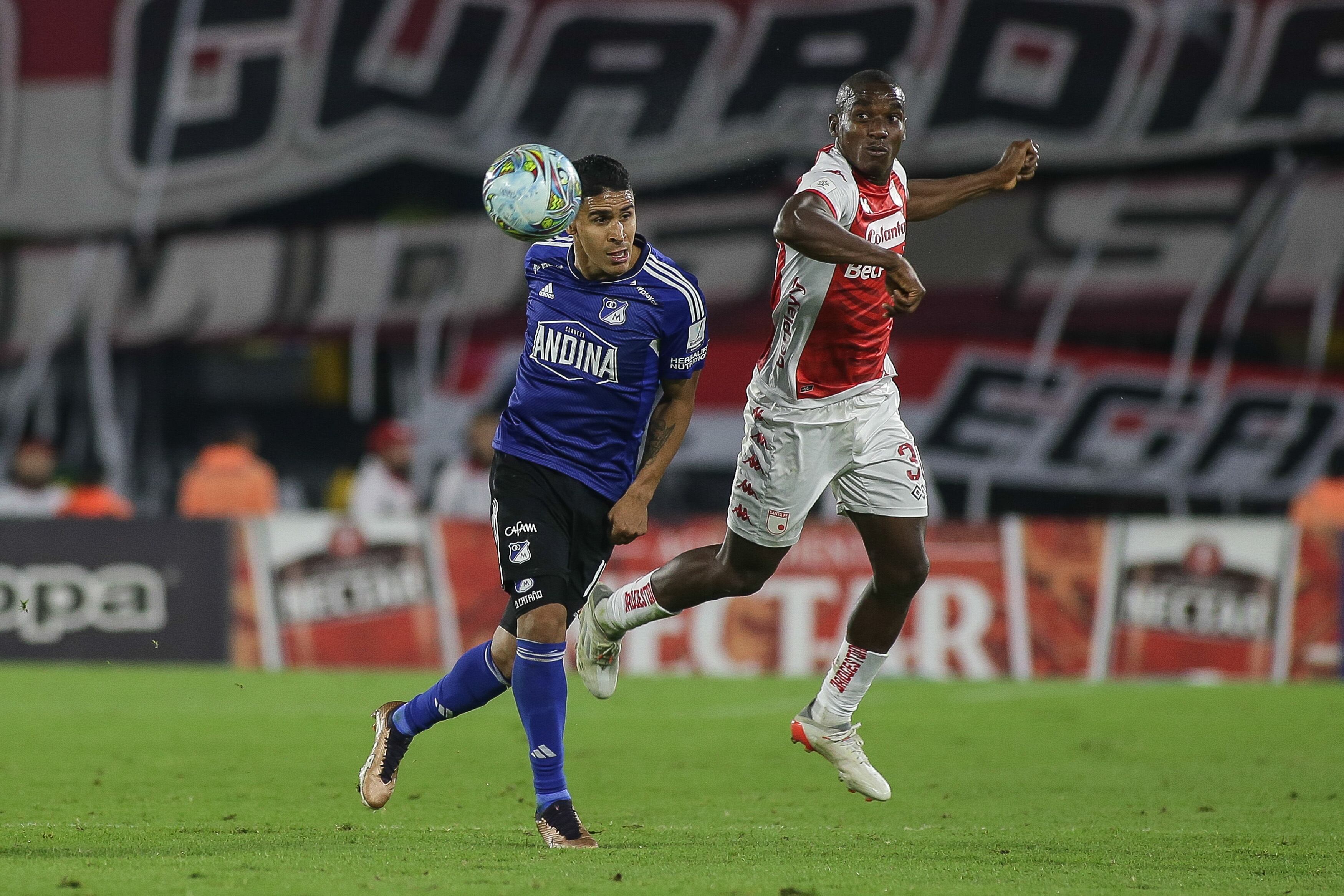 Independiente Santa fe y Millonarios cumplieron en Copa Sudamericana. (Colprensa - John Paz)