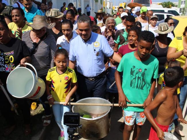 Alcalde comparte Ángeles Somos con habitantes de Ciudad Bicentenario