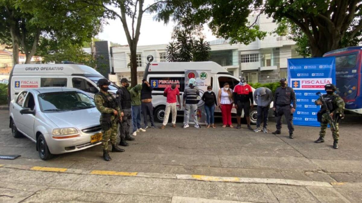 Capturan a nueve presuntos integrantes de 'Los Mayoristas'