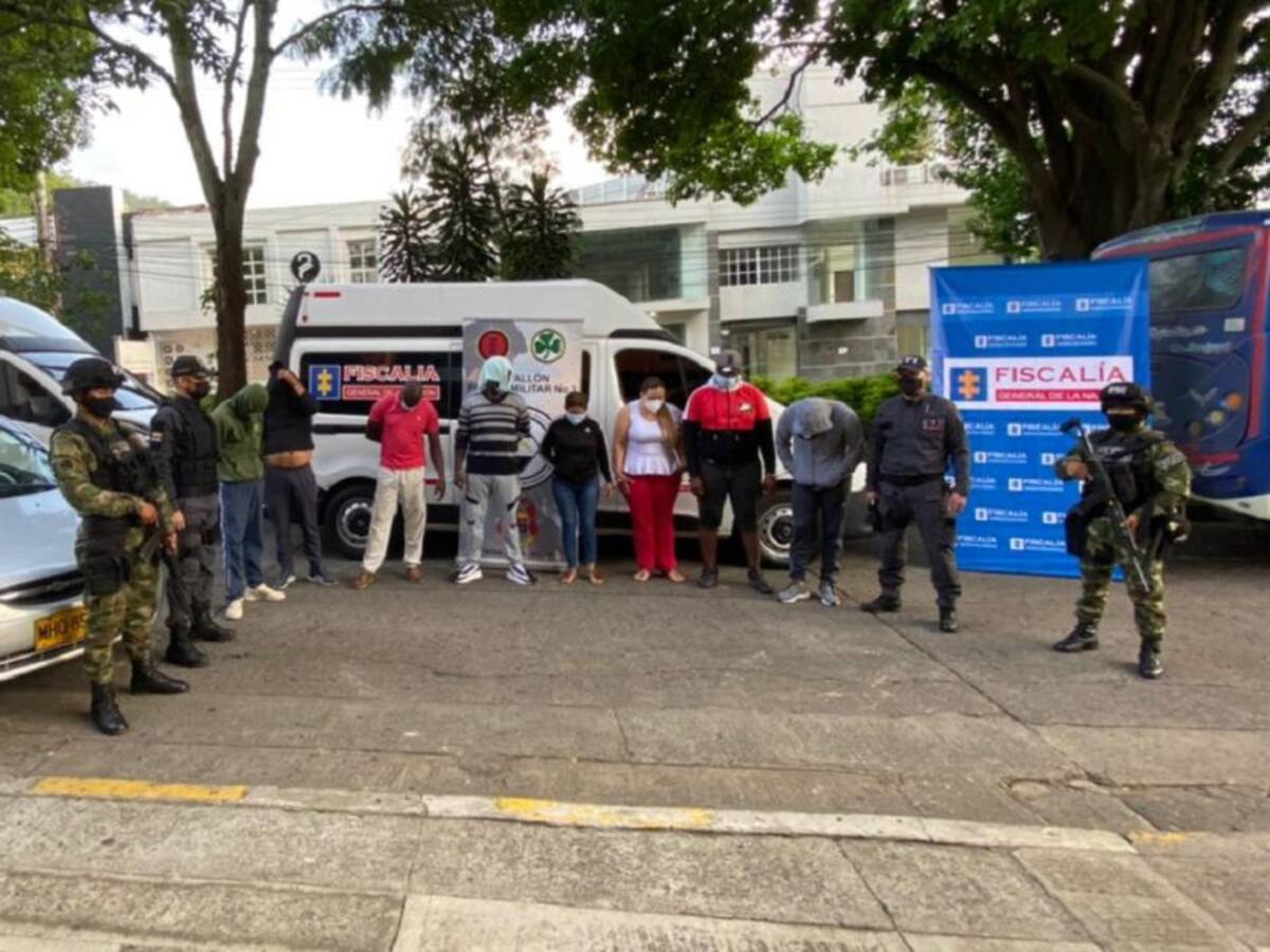 Capturan a nueve presuntos integrantes de 'Los Mayoristas'