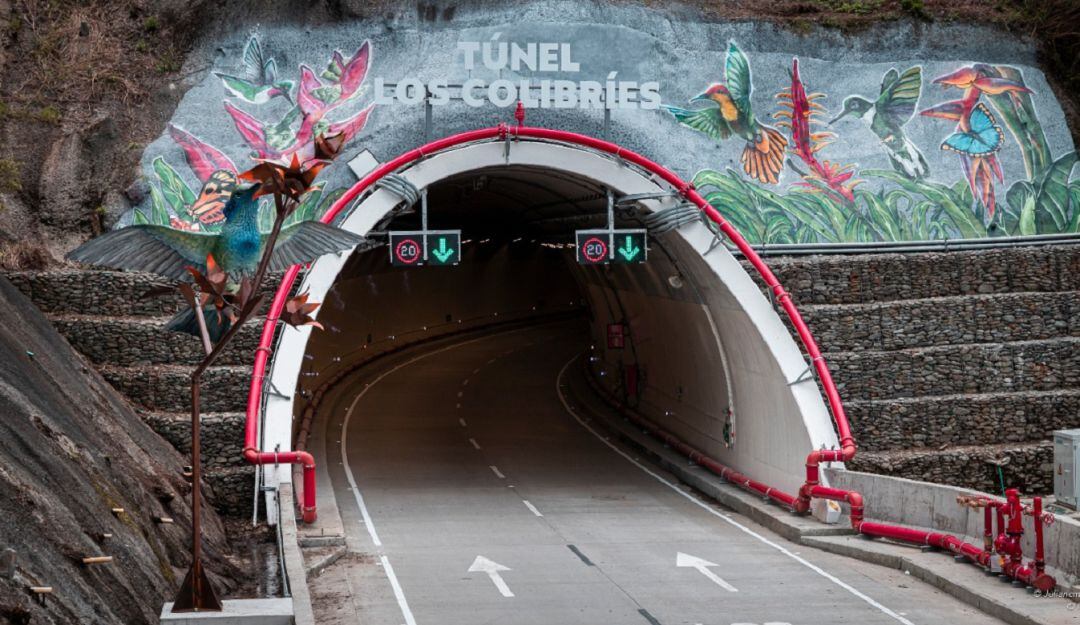 Uno de los túneles cortos que entra en operación este viernes 4 de septiembre y que conecta con el túnel principal de la línea