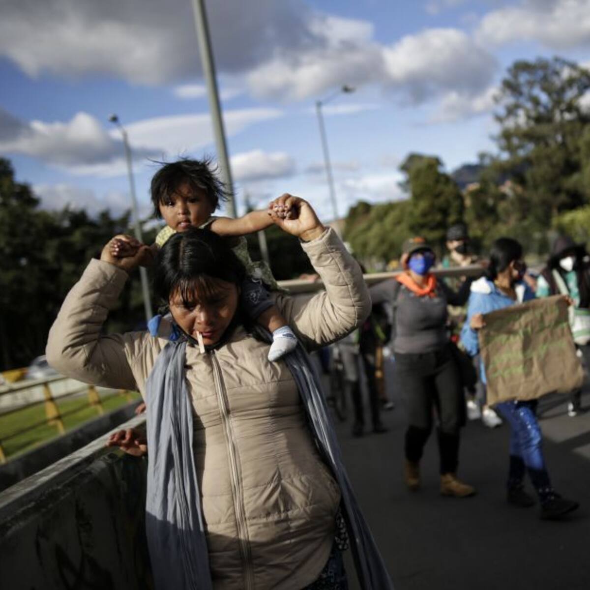 Indígenas Embera se tomaron el edificio de la Unidad para las Víctimas en Bogotá