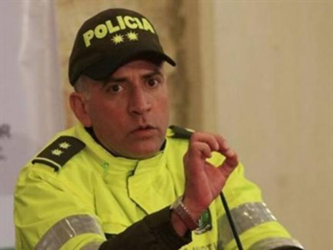 General Luis Eduardo Martínez, comandante de la Policía Metropolitana de Bogotá. Foto: Colprensa.