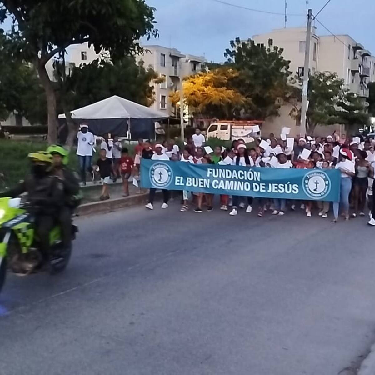 Gran caminata navideña por la paz en Cartagena