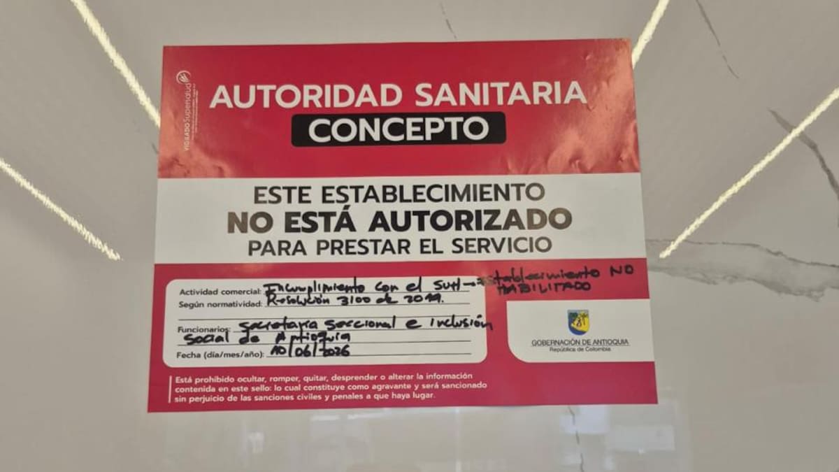 Antioquia intensifica controles y cierra 17 centros estéticos por riesgos para la salud