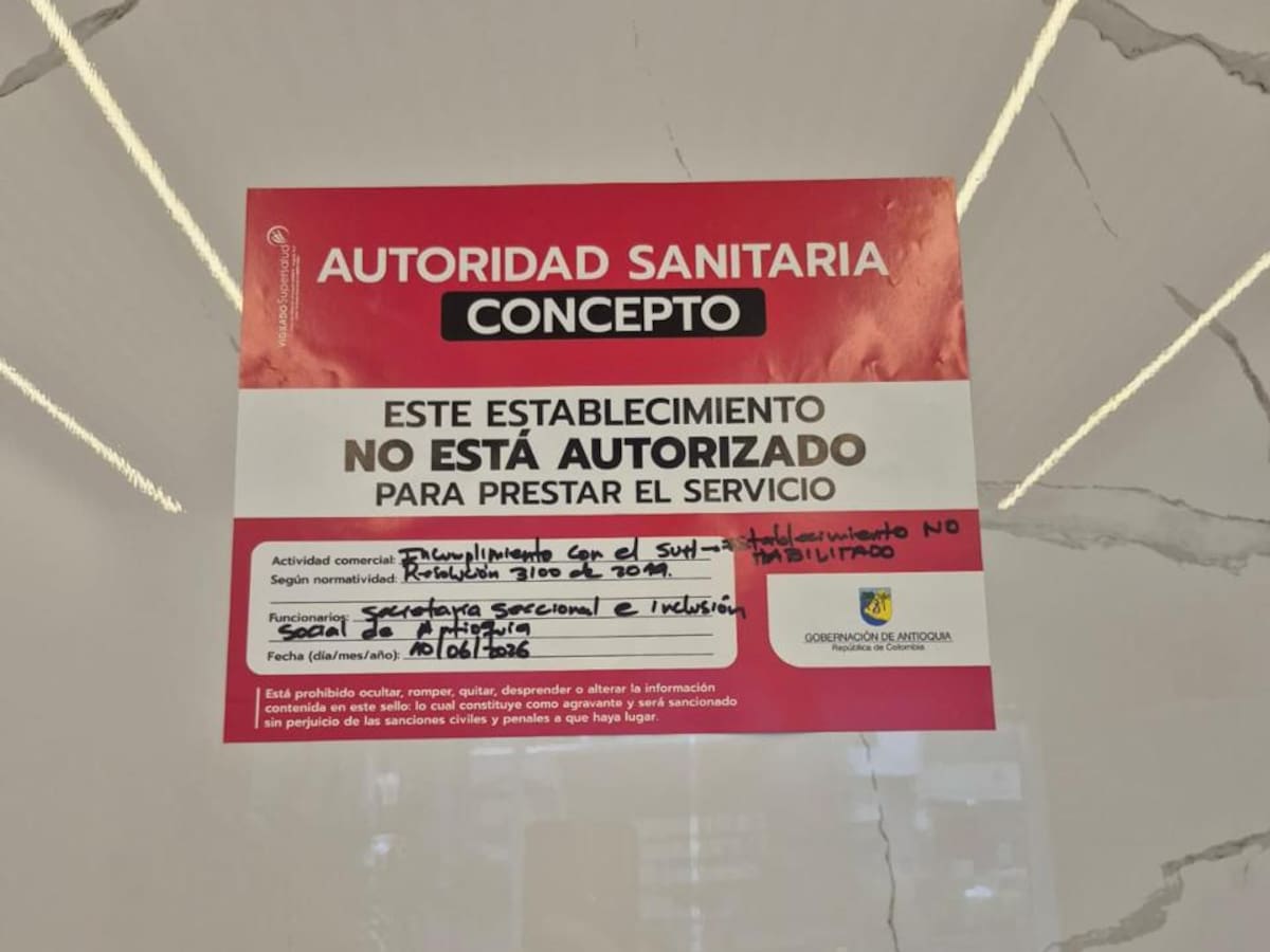Antioquia intensifica controles y cierra 17 centros estéticos por riesgos para la salud