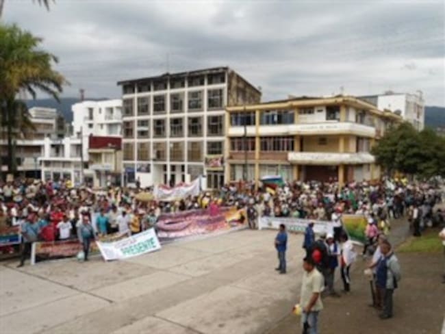 Con una marcha por Mocoa se pide la liberación de Jorge Pablo Viveros Ibarra