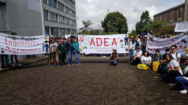 Marcha en Manizales