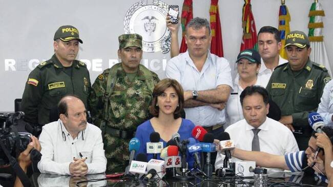 Ultima visita de María Ángela Holguín a Cúcuta