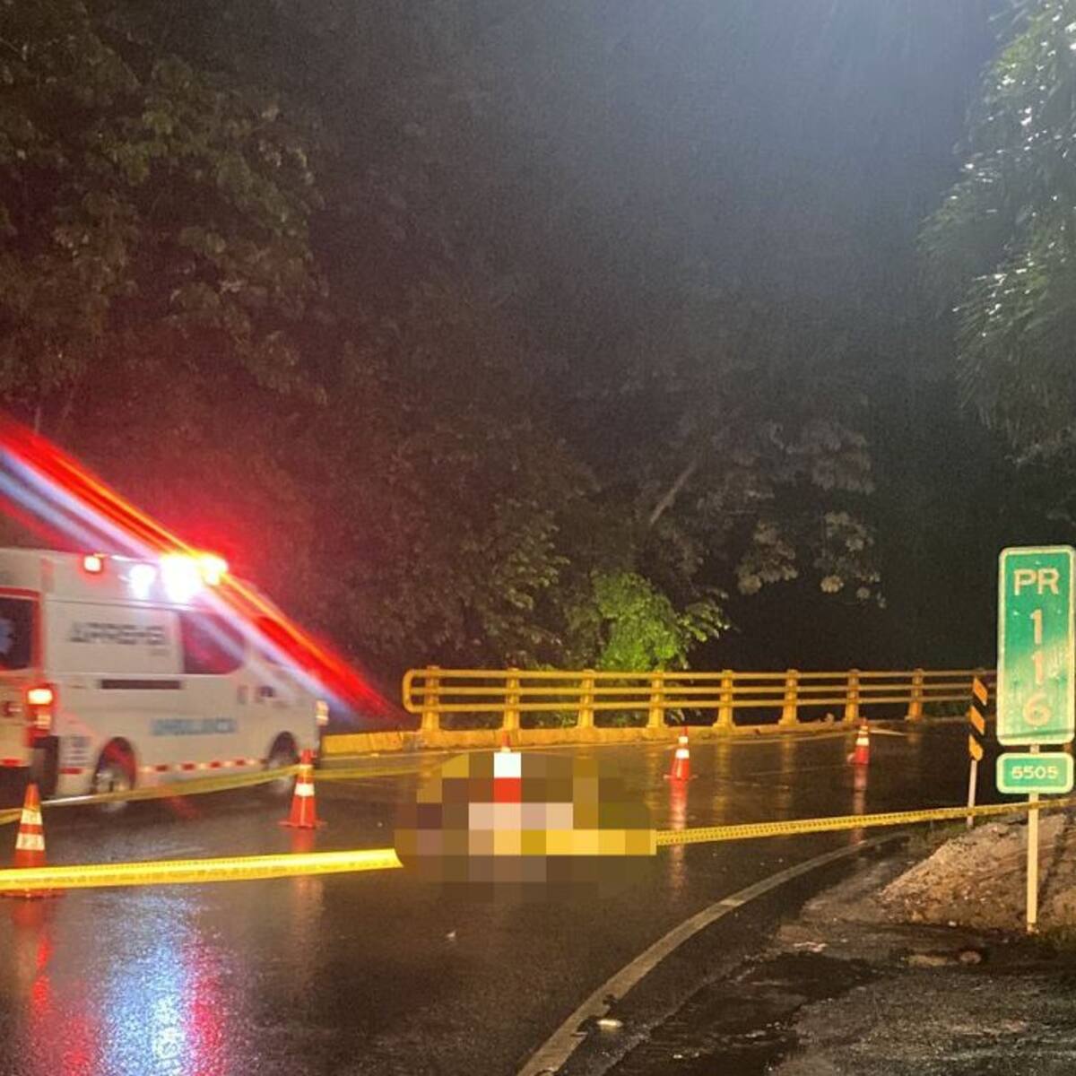 Motorizado acabó con su vida en el viaducto La Honda