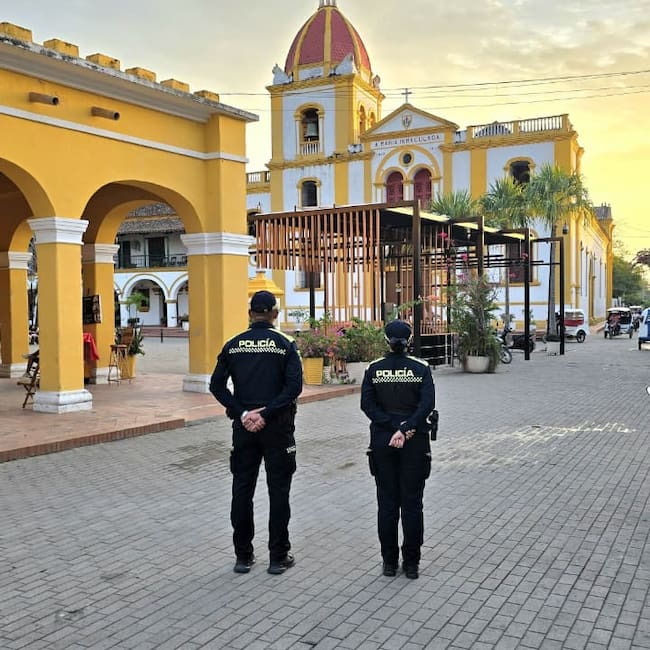 Policía de Bolívar en Mompox