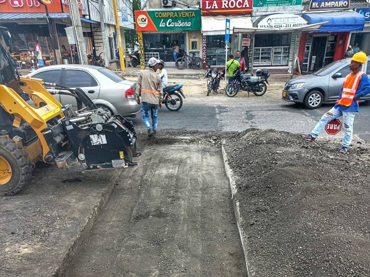 Inició intervención a malla vial en el sector de Ronda Real
