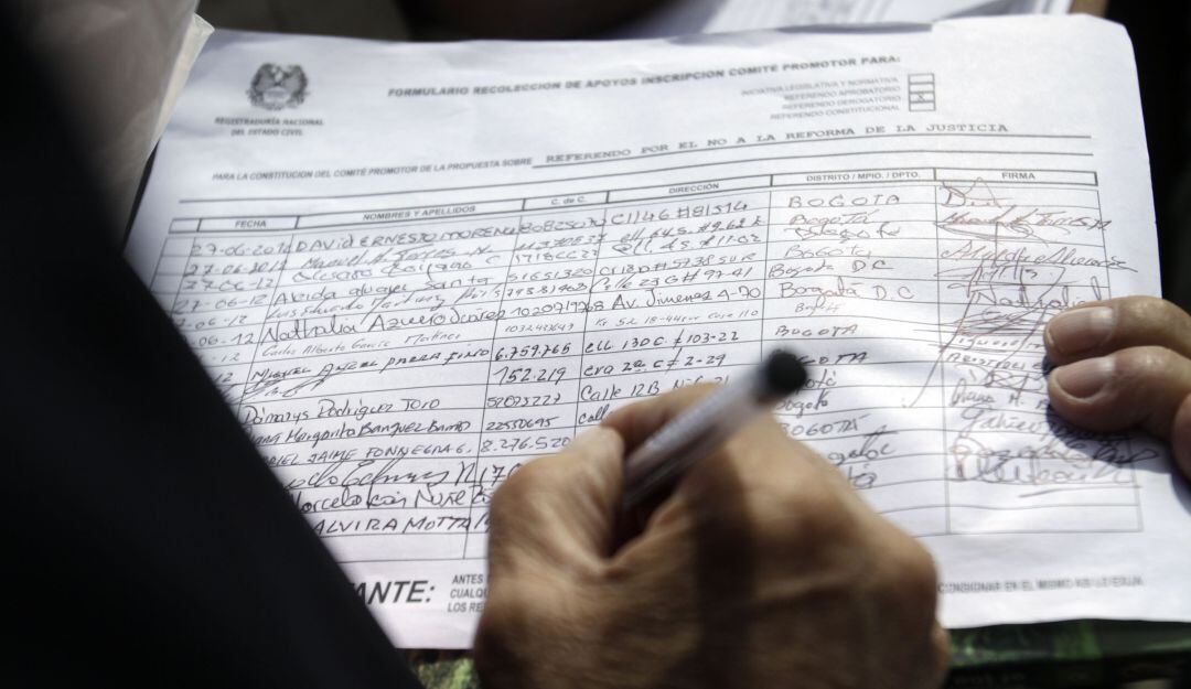 Recolección de firmas